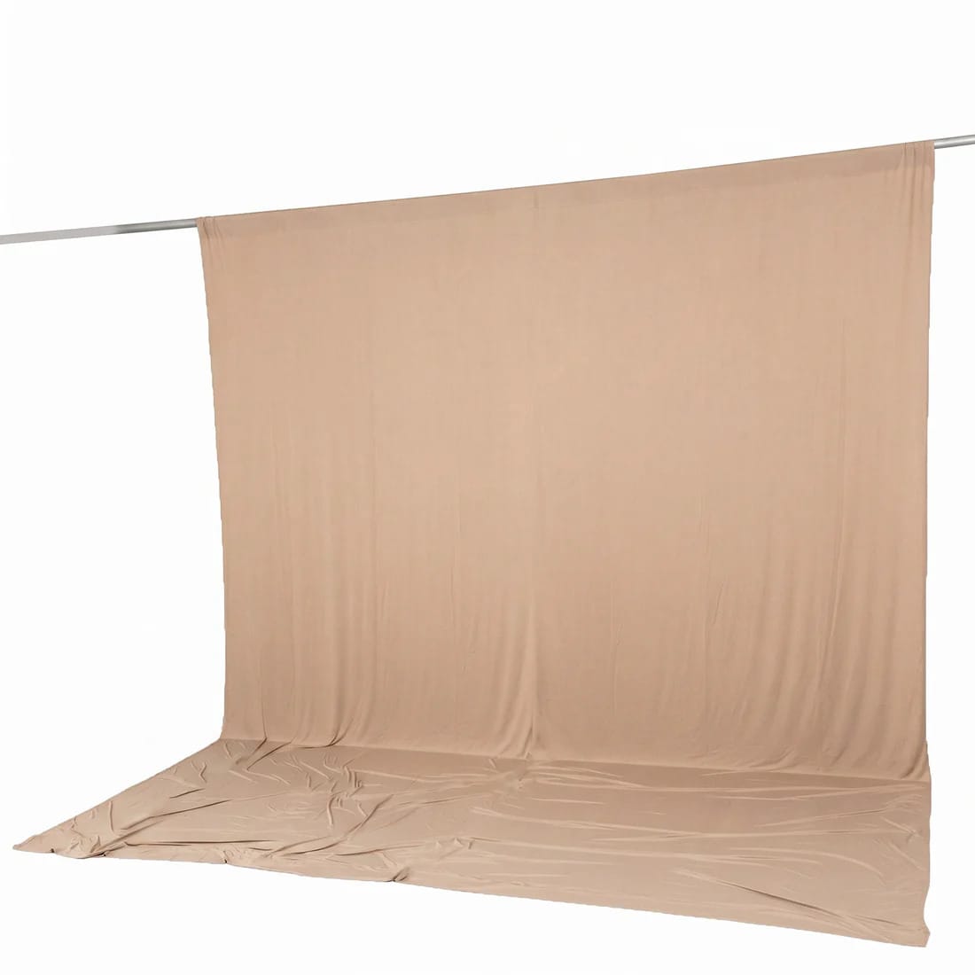 10 ft x 12 ft Wrinkle-Free Spandex Backdrop Curtainwith Rod Pocket