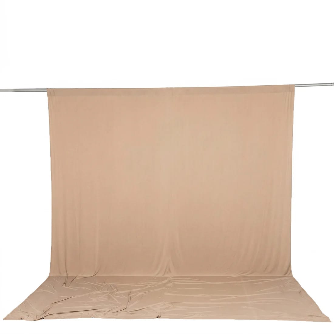 10 ft x 12 ft Wrinkle-Free Spandex Backdrop Curtainwith Rod Pocket