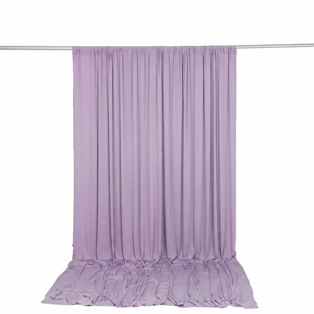 10 ft x 12 ft Wrinkle-Free Spandex Backdrop Curtainwith Rod Pocket