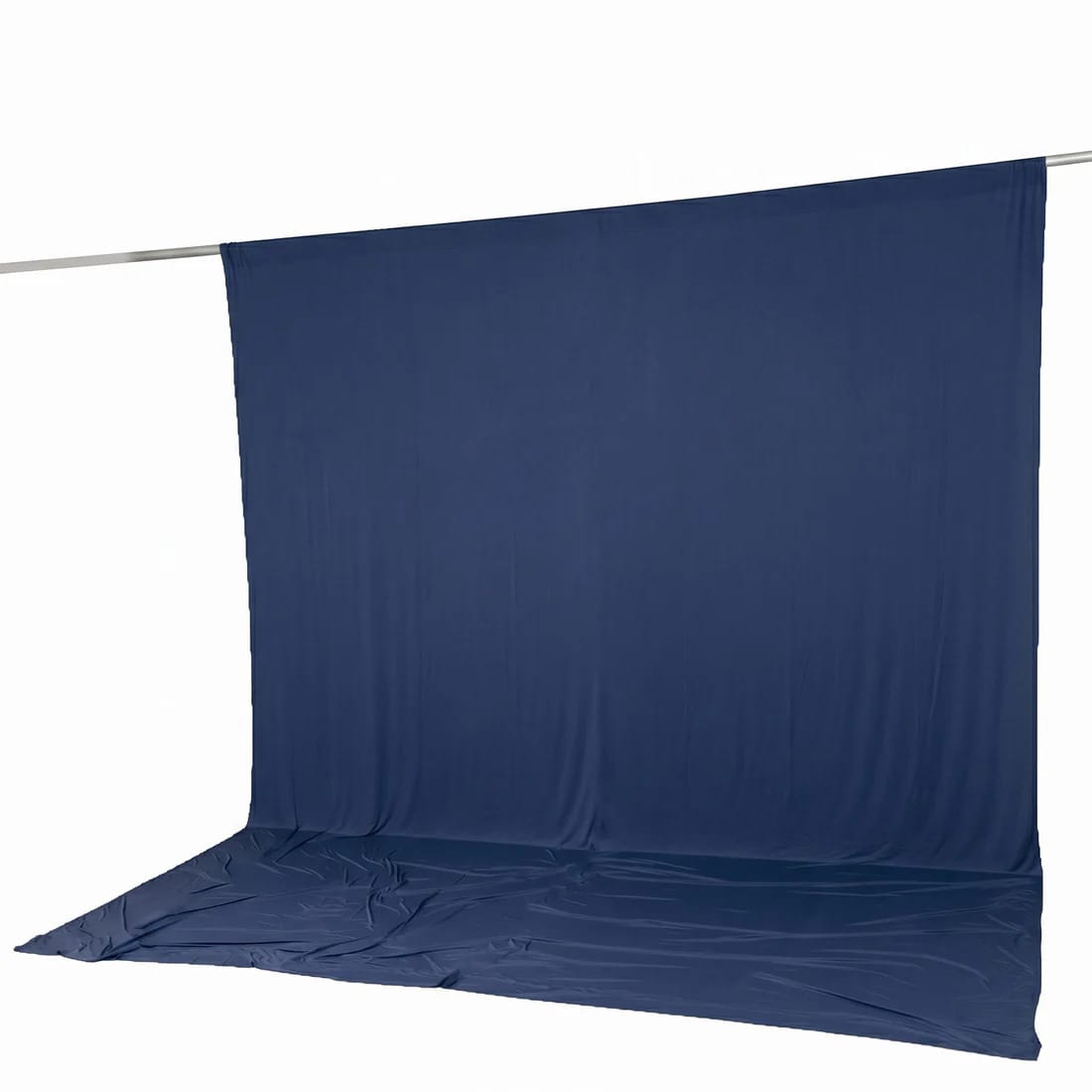 10 ft x 12 ft Wrinkle-Free Spandex Backdrop Curtainwith Rod Pocket