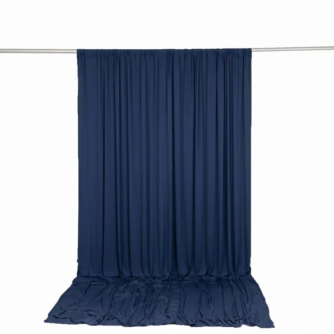 10 ft x 12 ft Wrinkle-Free Spandex Backdrop Curtainwith Rod Pocket