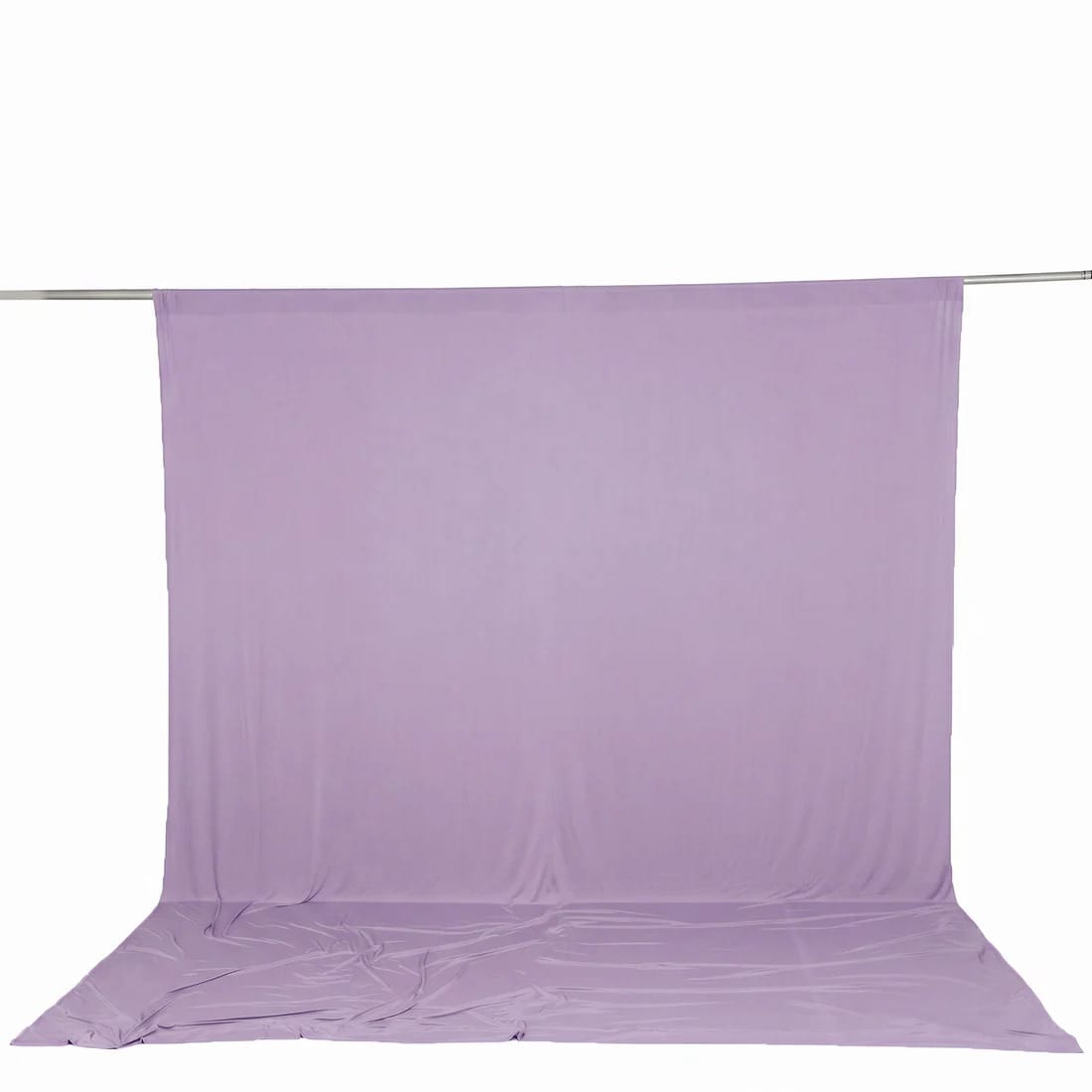 10 ft x 12 ft Wrinkle-Free Spandex Backdrop Curtainwith Rod Pocket