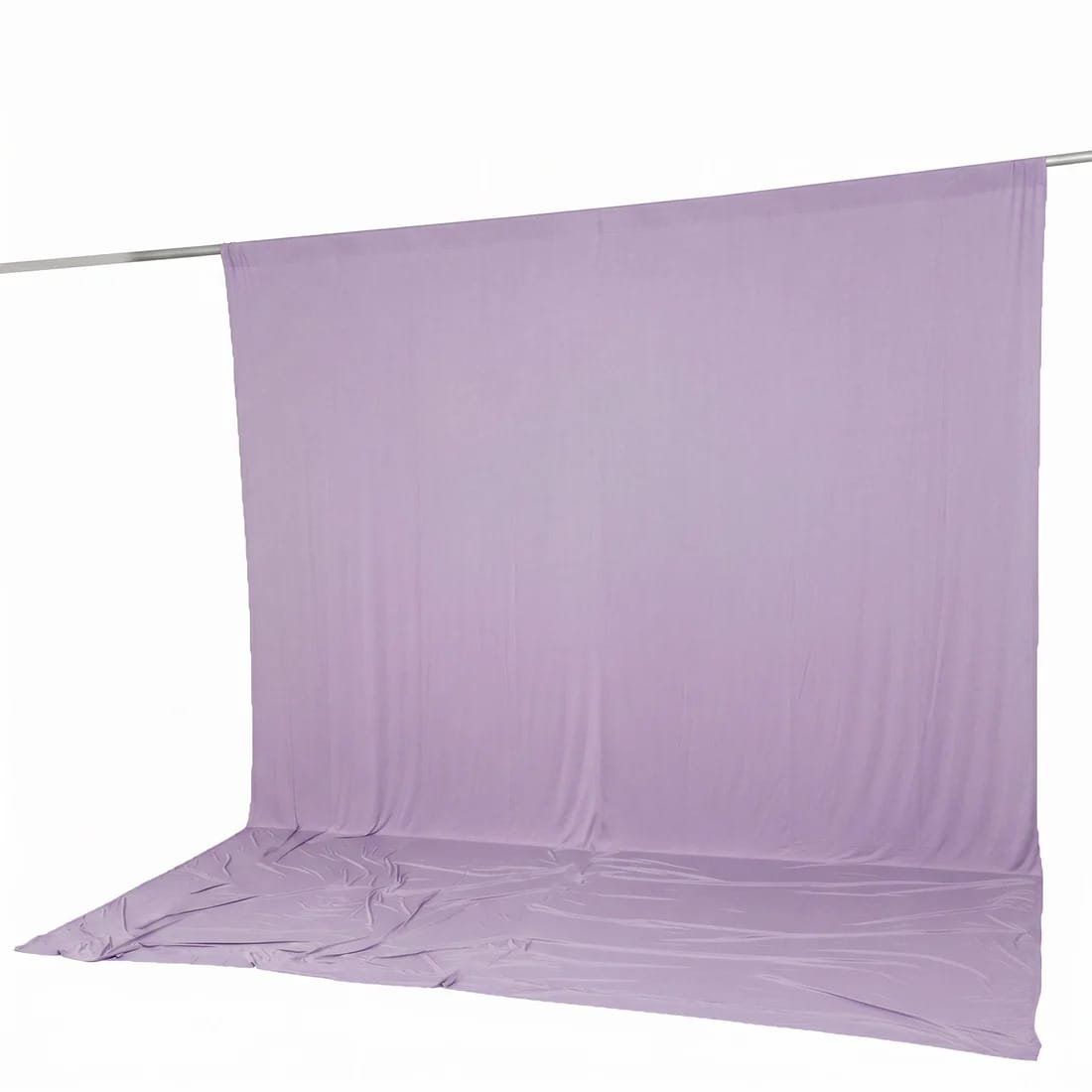 10 ft x 12 ft Wrinkle-Free Spandex Backdrop Curtainwith Rod Pocket