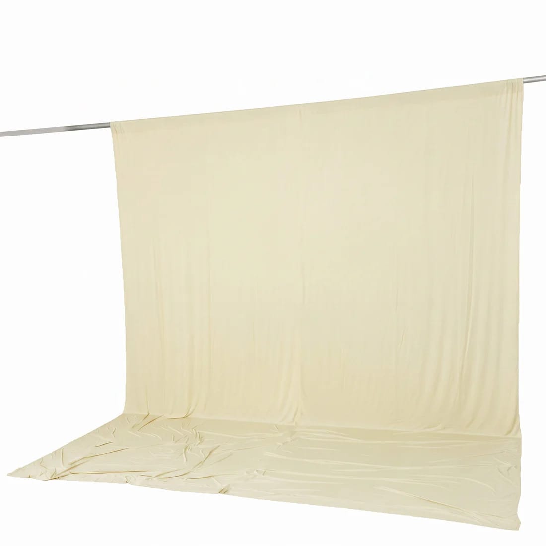 10 ft x 12 ft Wrinkle-Free Spandex Backdrop Curtainwith Rod Pocket