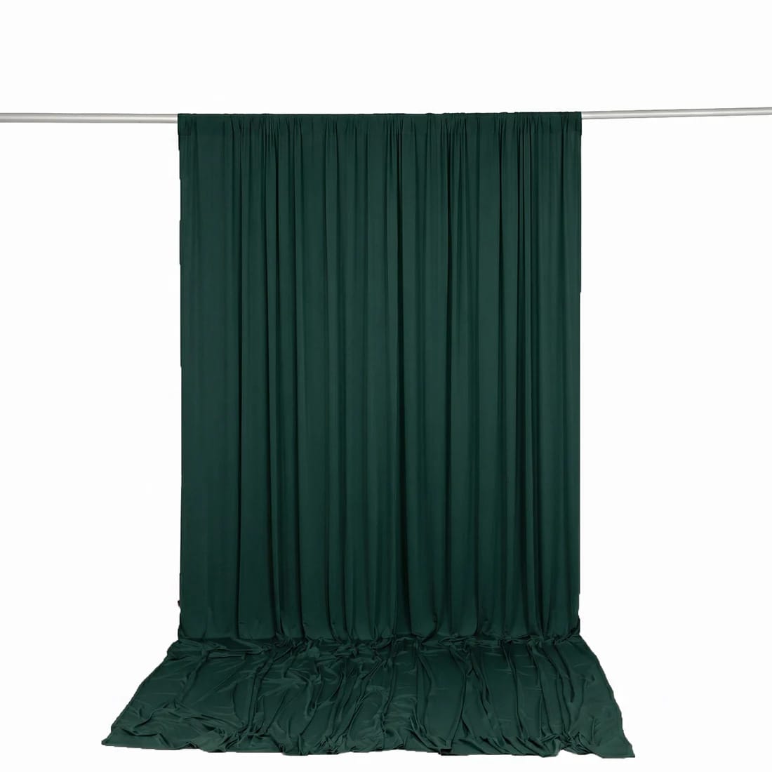 10 ft x 12 ft Wrinkle-Free Spandex Backdrop Curtainwith Rod Pocket