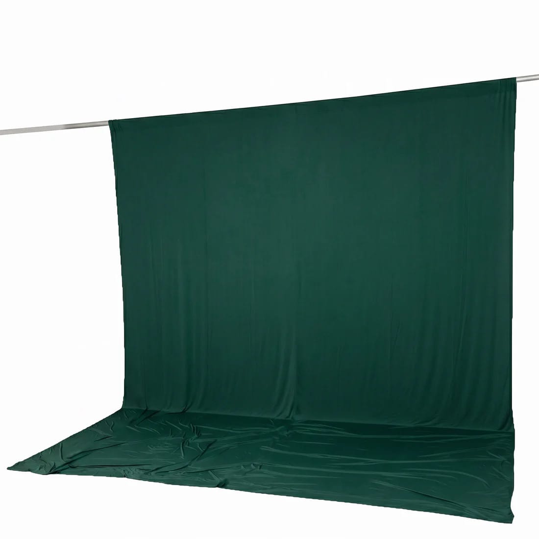 10 ft x 12 ft Wrinkle-Free Spandex Backdrop Curtainwith Rod Pocket