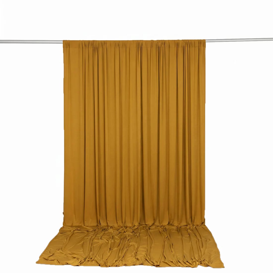 10 ft x 12 ft Wrinkle-Free Spandex Backdrop Curtainwith Rod Pocket