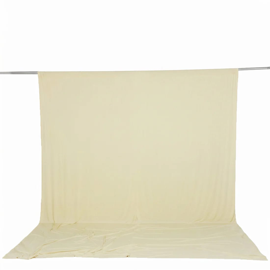 10 ft x 12 ft Wrinkle-Free Spandex Backdrop Curtainwith Rod Pocket