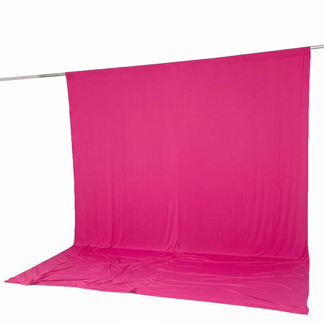 10 ft x 12 ft Wrinkle-Free Spandex Backdrop Curtainwith Rod Pocket