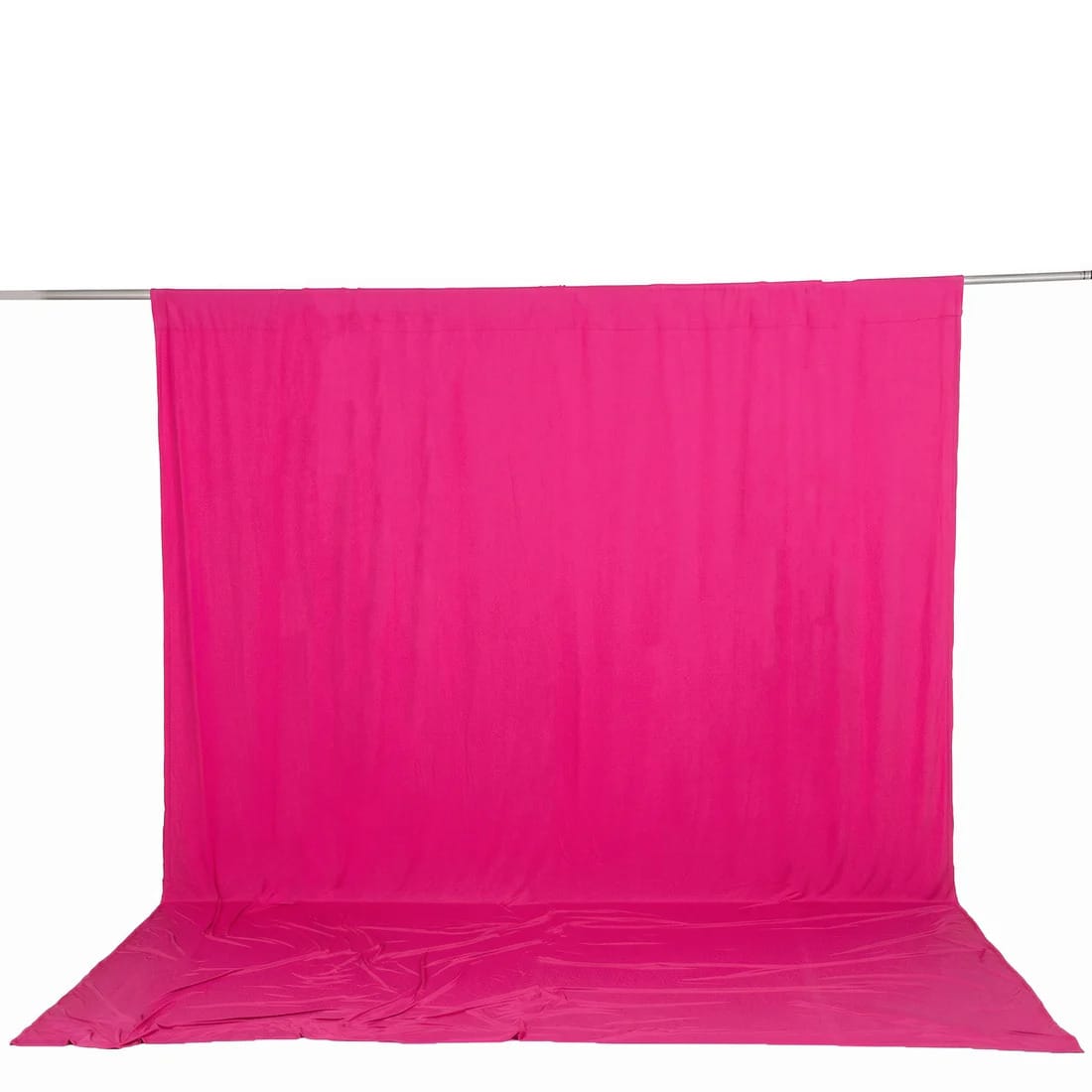 10 ft x 12 ft Wrinkle-Free Spandex Backdrop Curtainwith Rod Pocket
