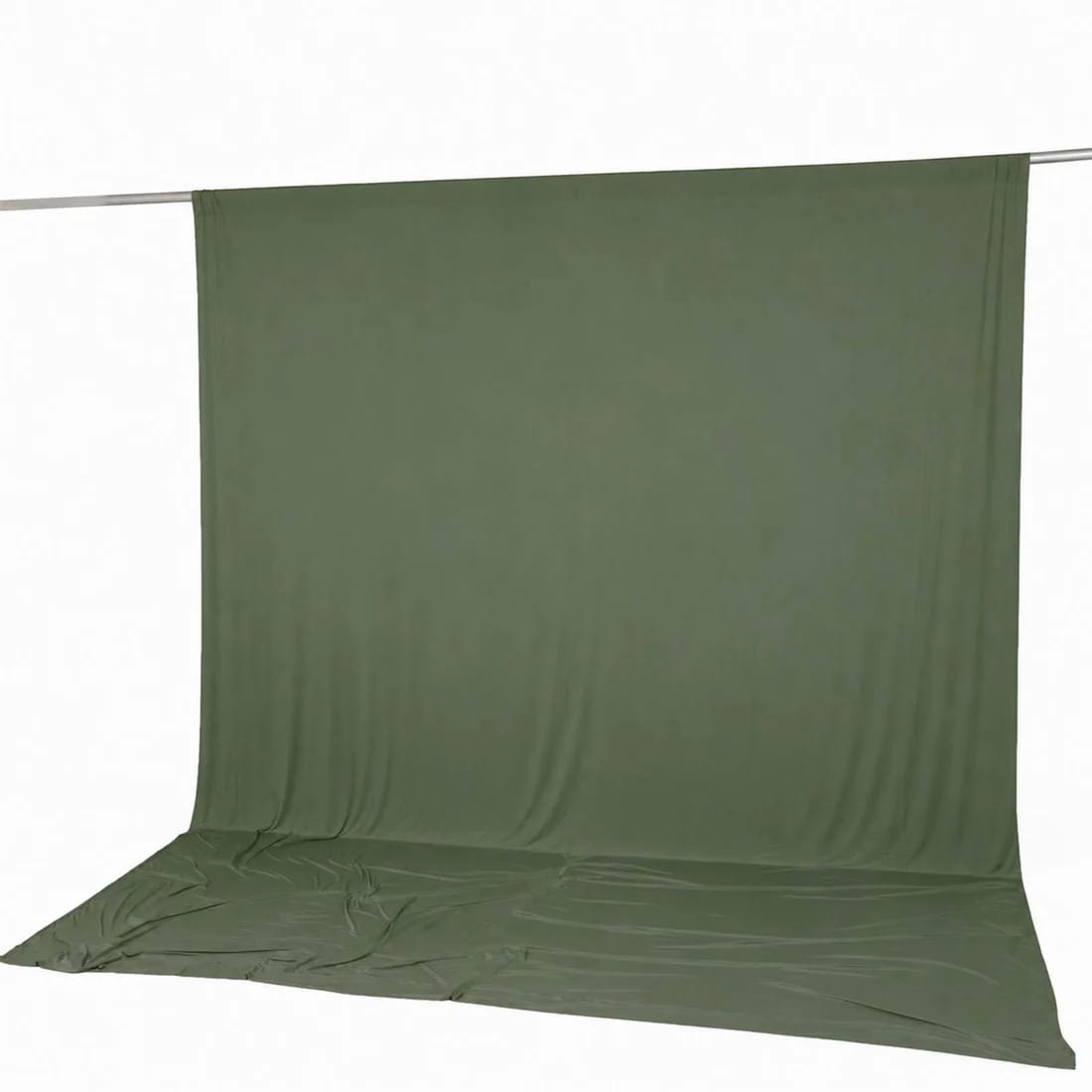 10 ft x 12 ft Wrinkle-Free Spandex Backdrop Curtainwith Rod Pocket