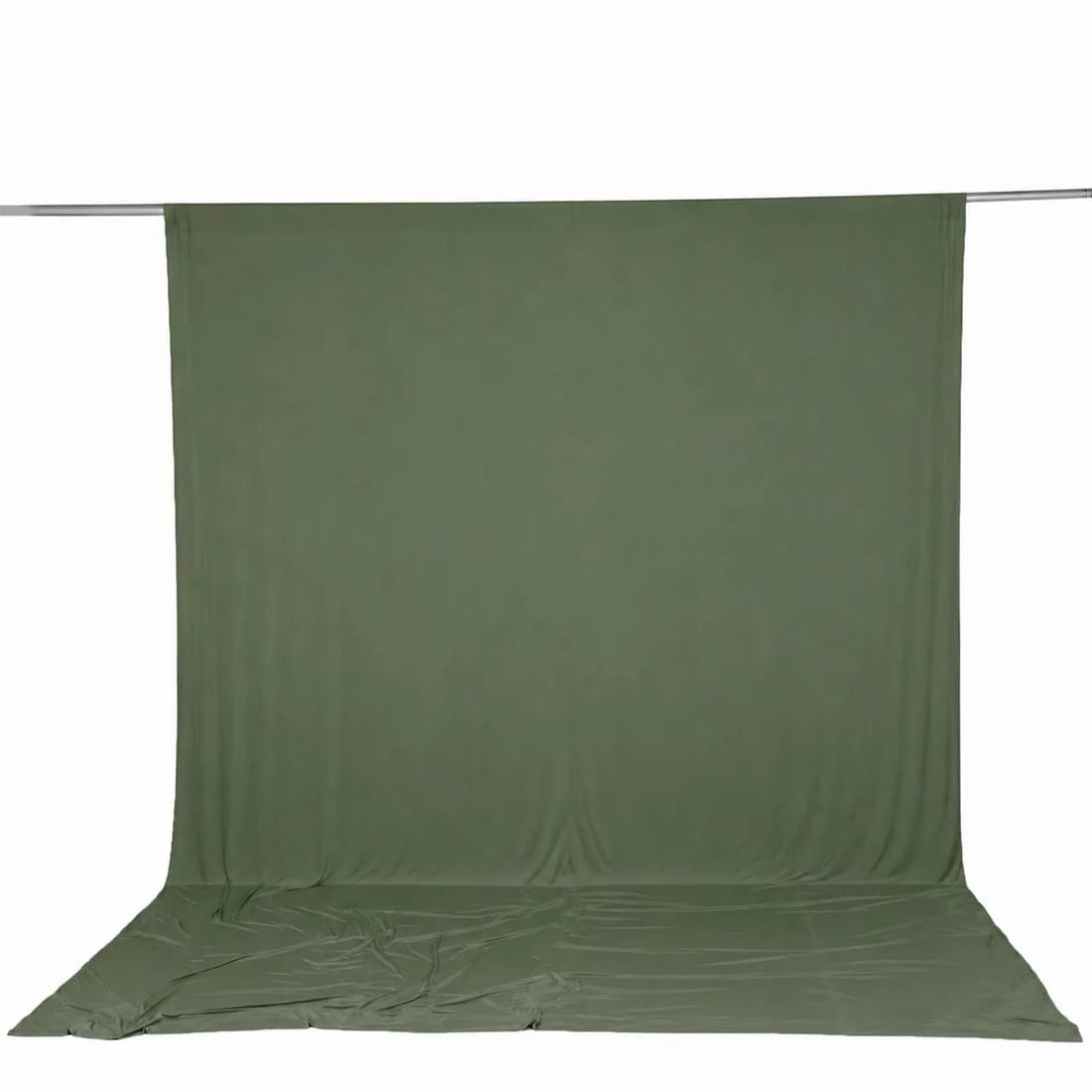 10 ft x 12 ft Wrinkle-Free Spandex Backdrop Curtainwith Rod Pocket