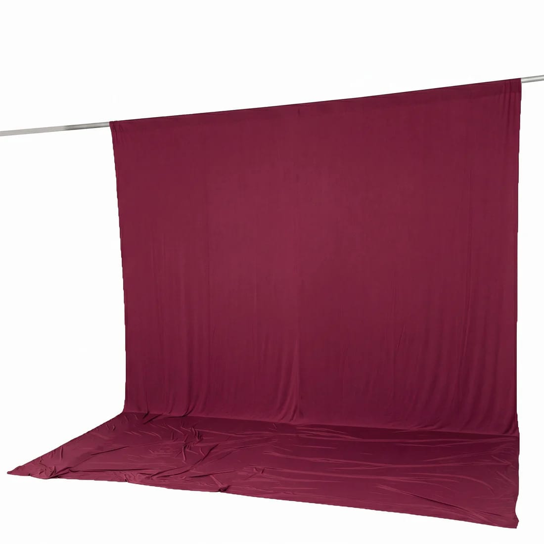 10 ft x 12 ft Wrinkle-Free Spandex Backdrop Curtainwith Rod Pocket