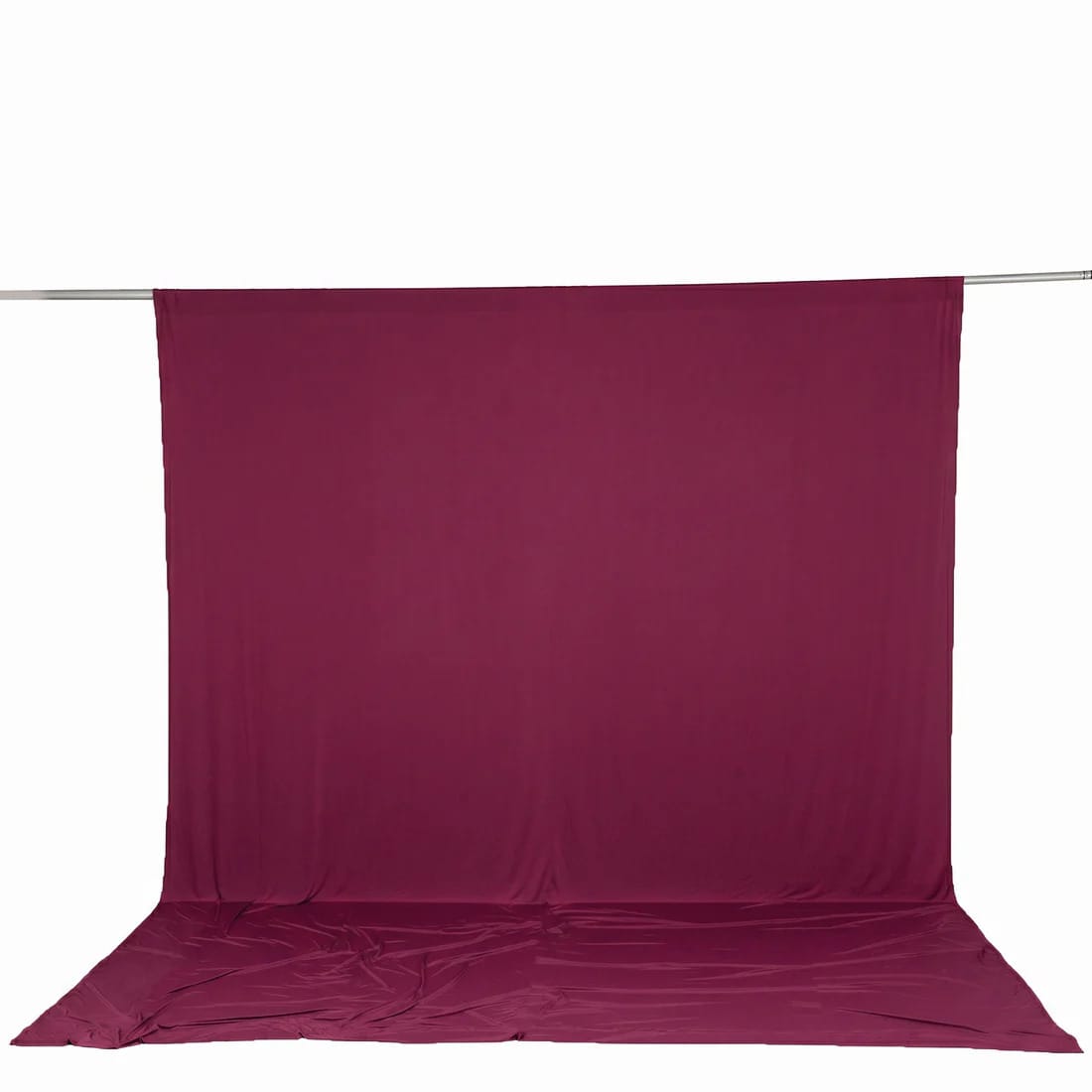 10 ft x 12 ft Wrinkle-Free Spandex Backdrop Curtainwith Rod Pocket