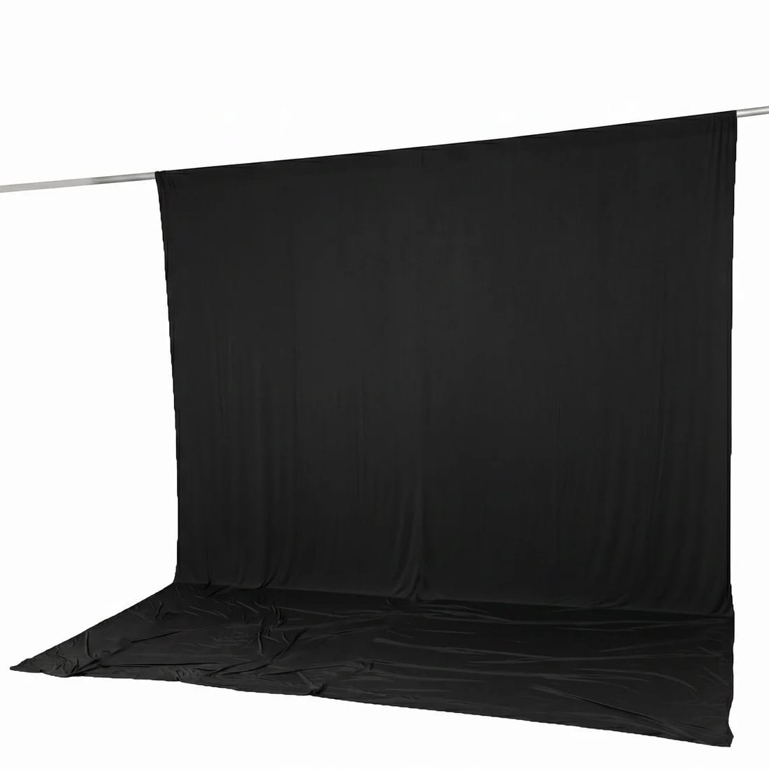 10 ft x 12 ft Wrinkle-Free Spandex Backdrop Curtainwith Rod Pocket