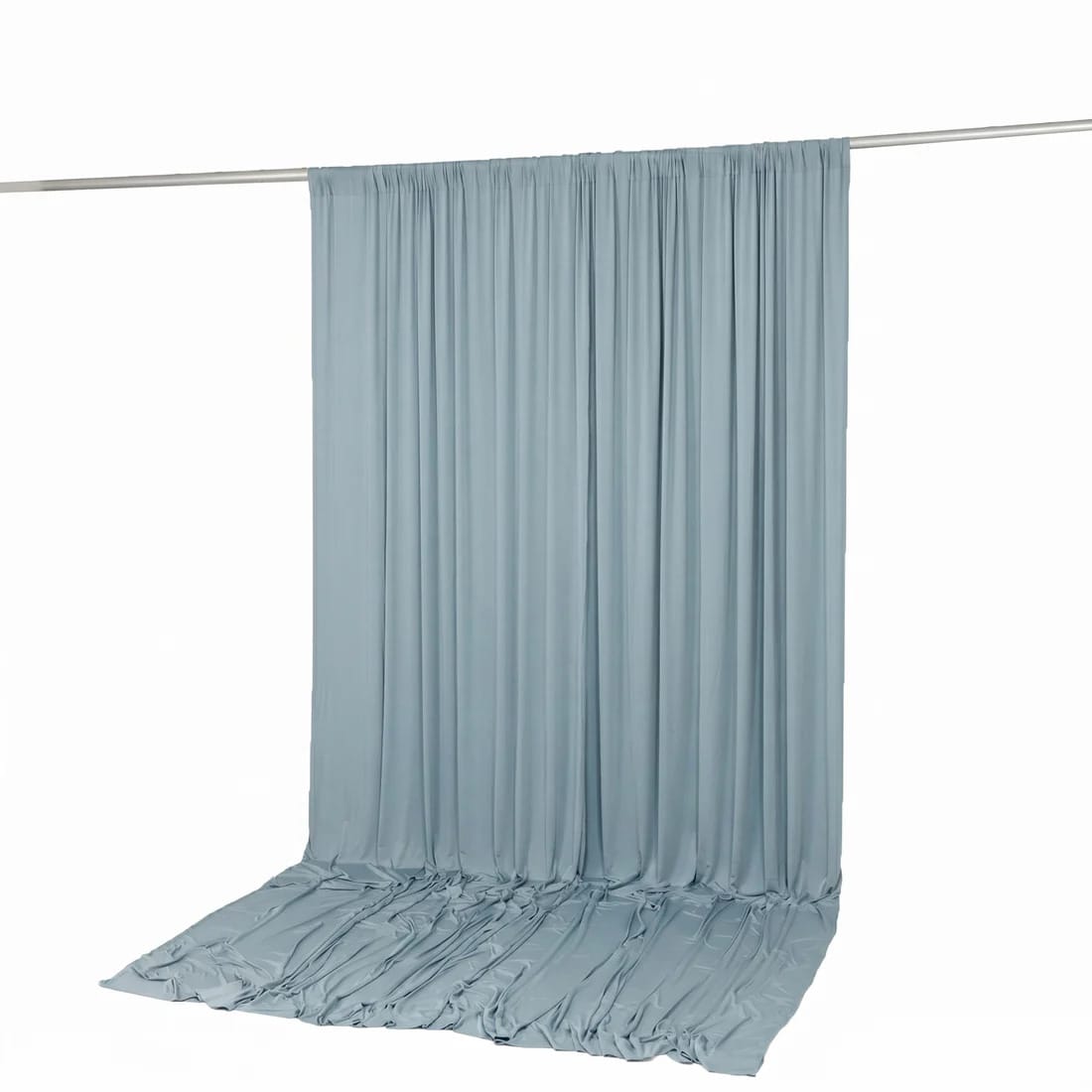 10 ft x 12 ft Wrinkle-Free Spandex Backdrop Curtainwith Rod Pocket