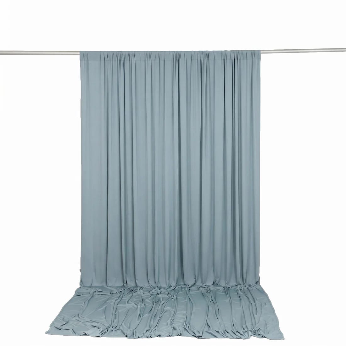 10 ft x 12 ft Wrinkle-Free Spandex Backdrop Curtainwith Rod Pocket