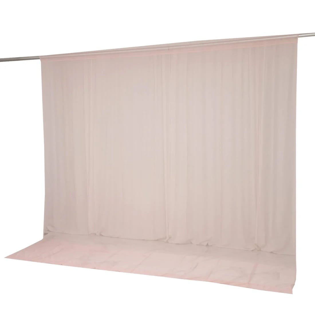 10x10 feet Chiffon Sheer Curtain Panel Backdrop Drape