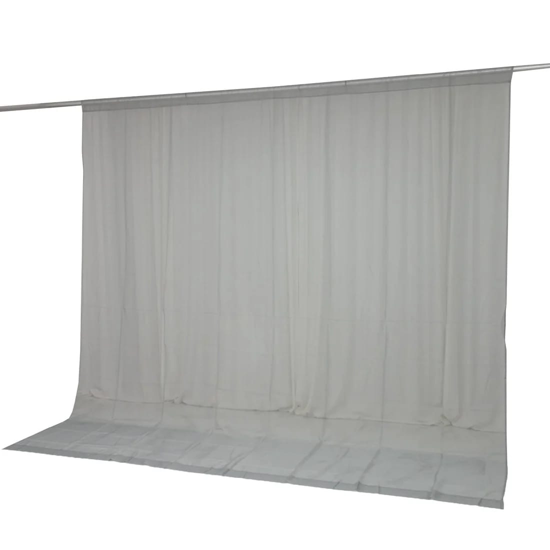 10x10 feet Chiffon Sheer Curtain Panel Backdrop Drape