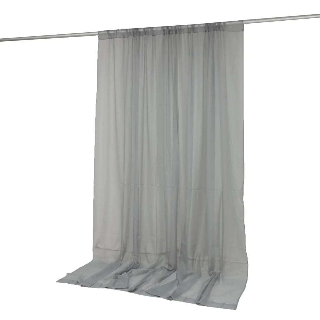 10x10 feet Chiffon Sheer Curtain Panel Backdrop Drape