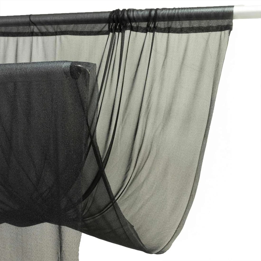 10x10 feet Sheer Curtain Backdrop Wedding Drapery Panel