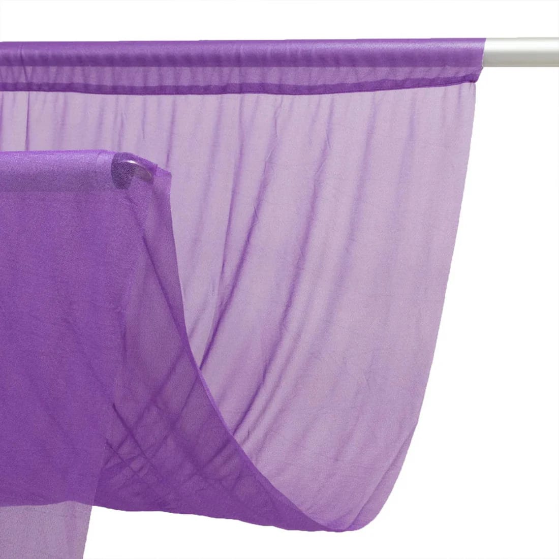 10x10 feet Sheer Curtain Backdrop Wedding Drapery Panel
