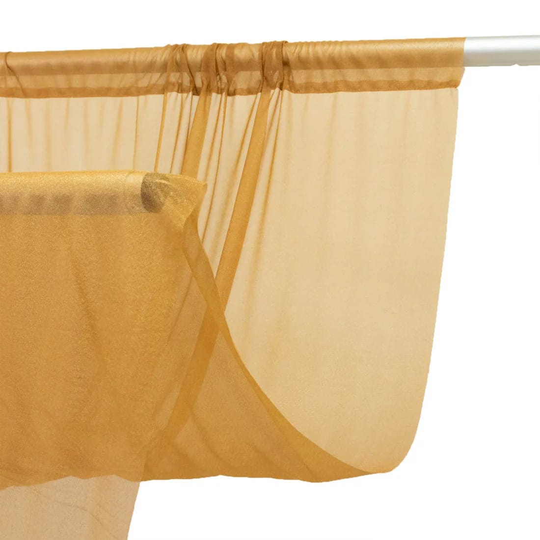 10x10 feet Sheer Curtain Backdrop Wedding Drapery Panel
