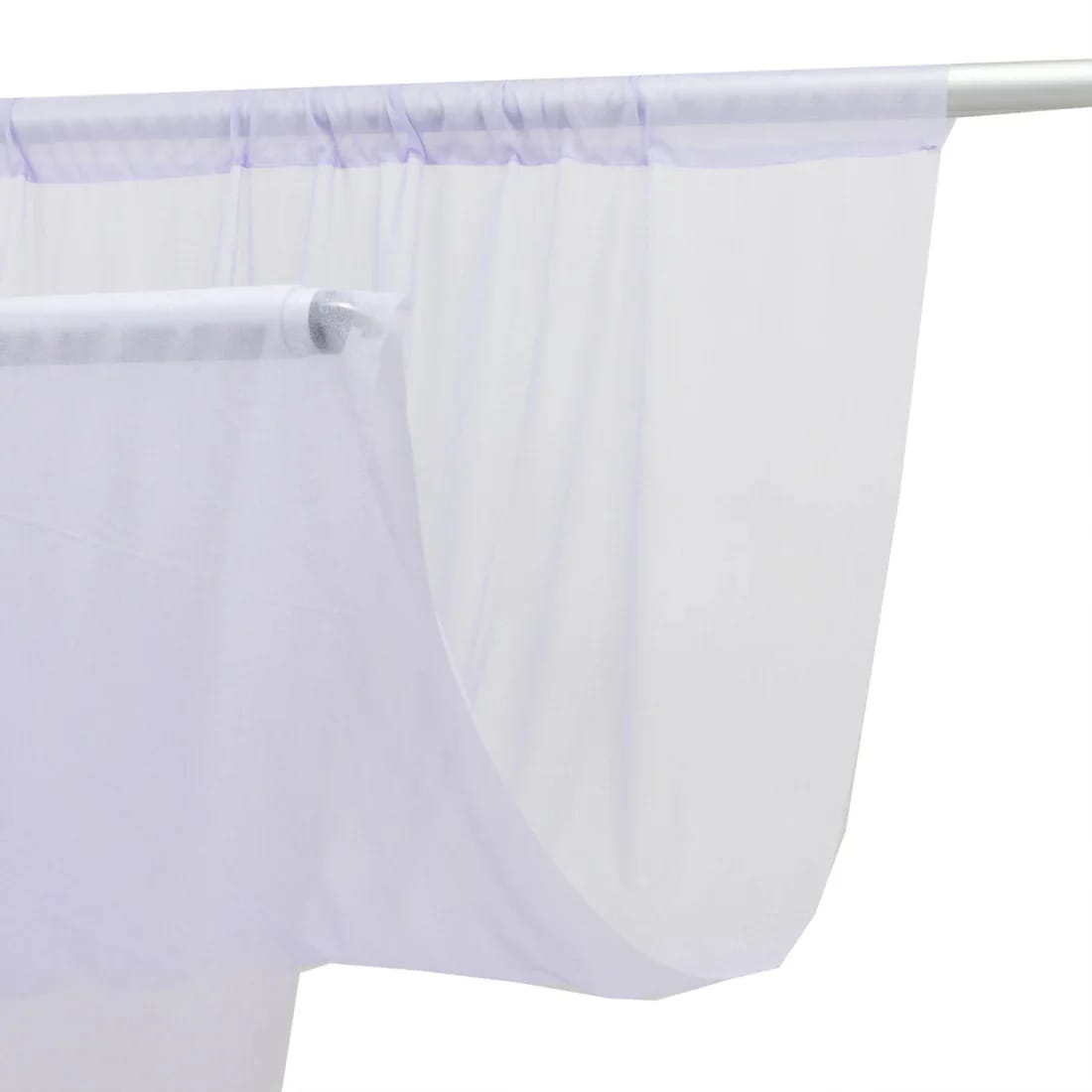 10x10 feet Sheer Curtain Backdrop Wedding Drapery Panel
