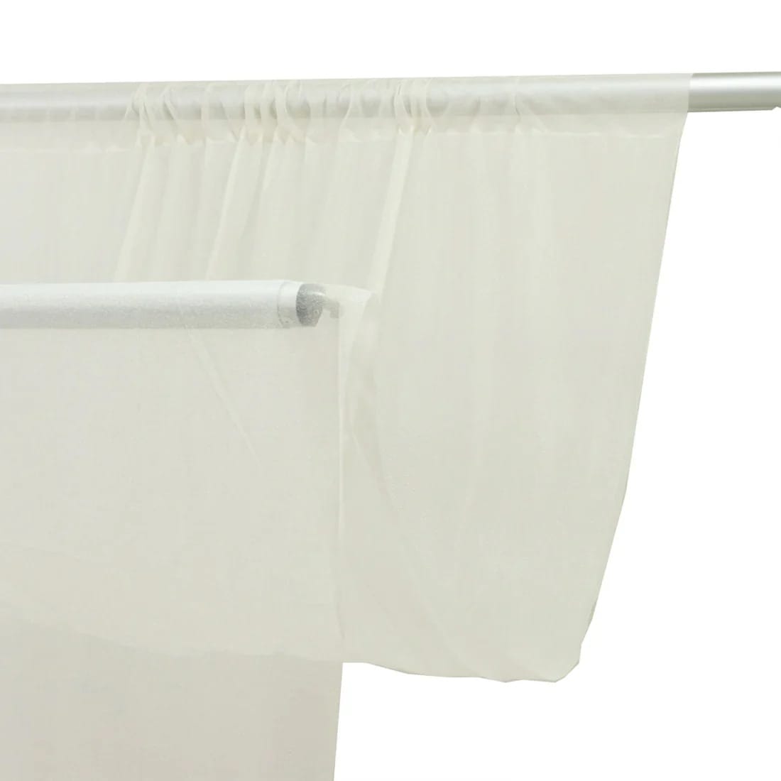 10x10 feet Sheer Curtain Backdrop Wedding Drapery Panel
