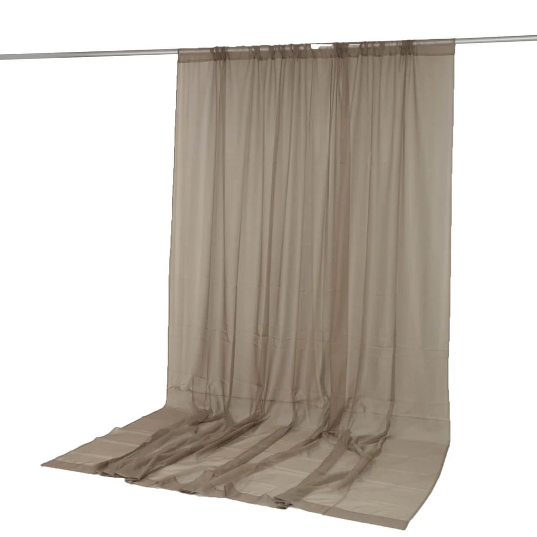 10x12 feet Chiffon Sheer Curtain Panel Backdrop Drape