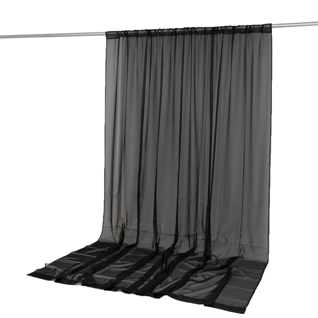 10x12 feet Chiffon Sheer Curtain Panel Backdrop Drape