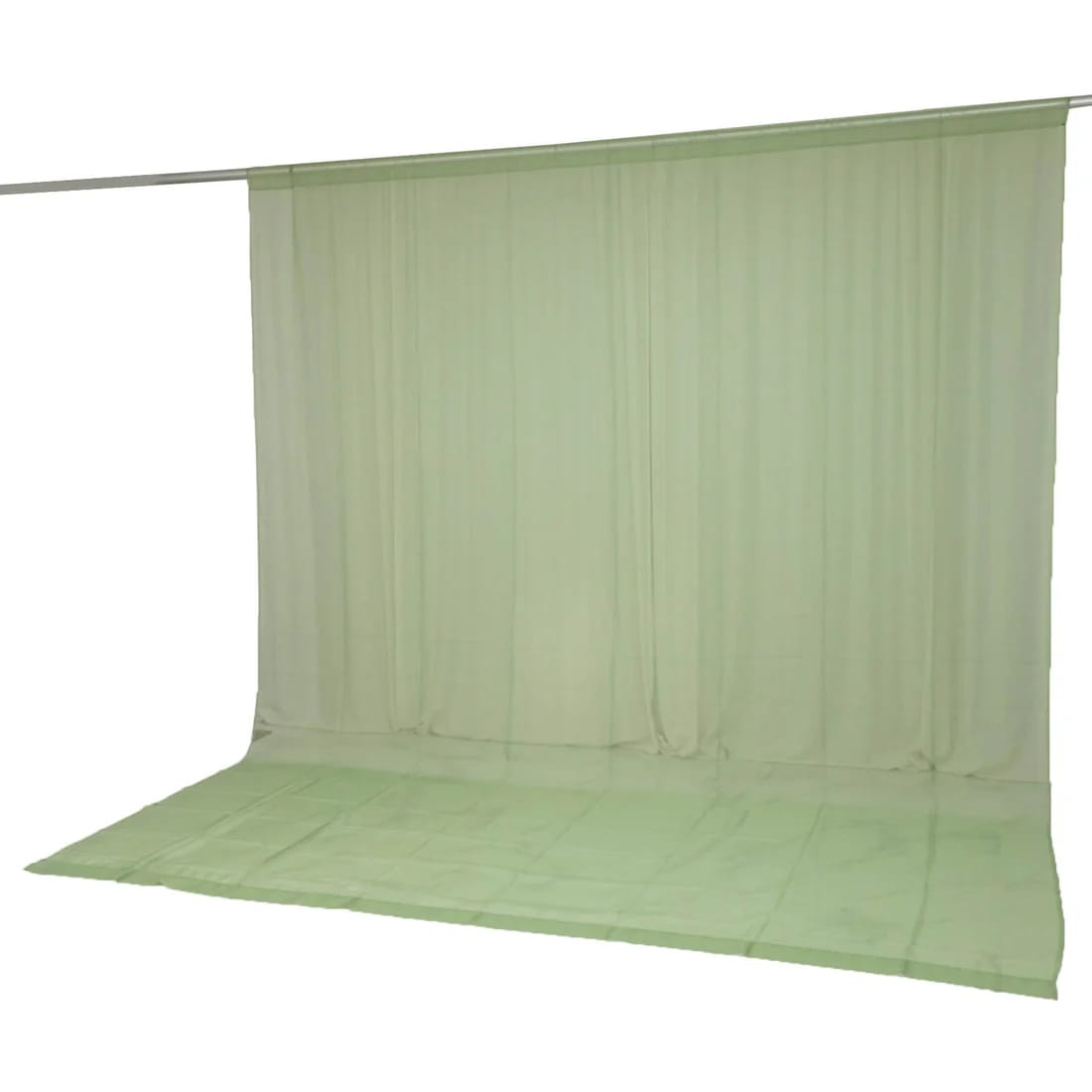 10x12 feet Chiffon Sheer Curtain Panel Backdrop Drape