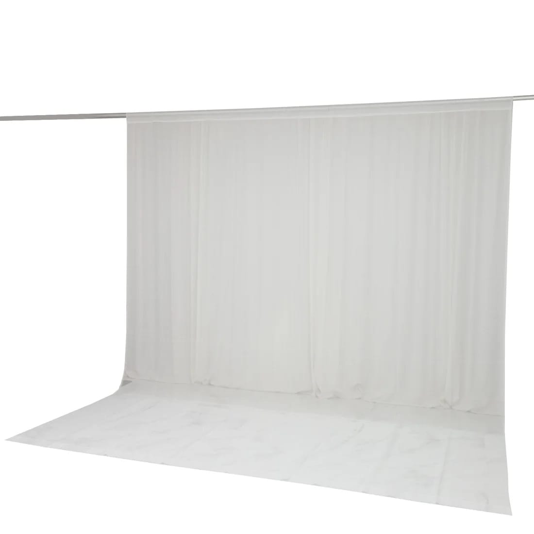 10x12 feet Chiffon Sheer Curtain Panel Backdrop Drape