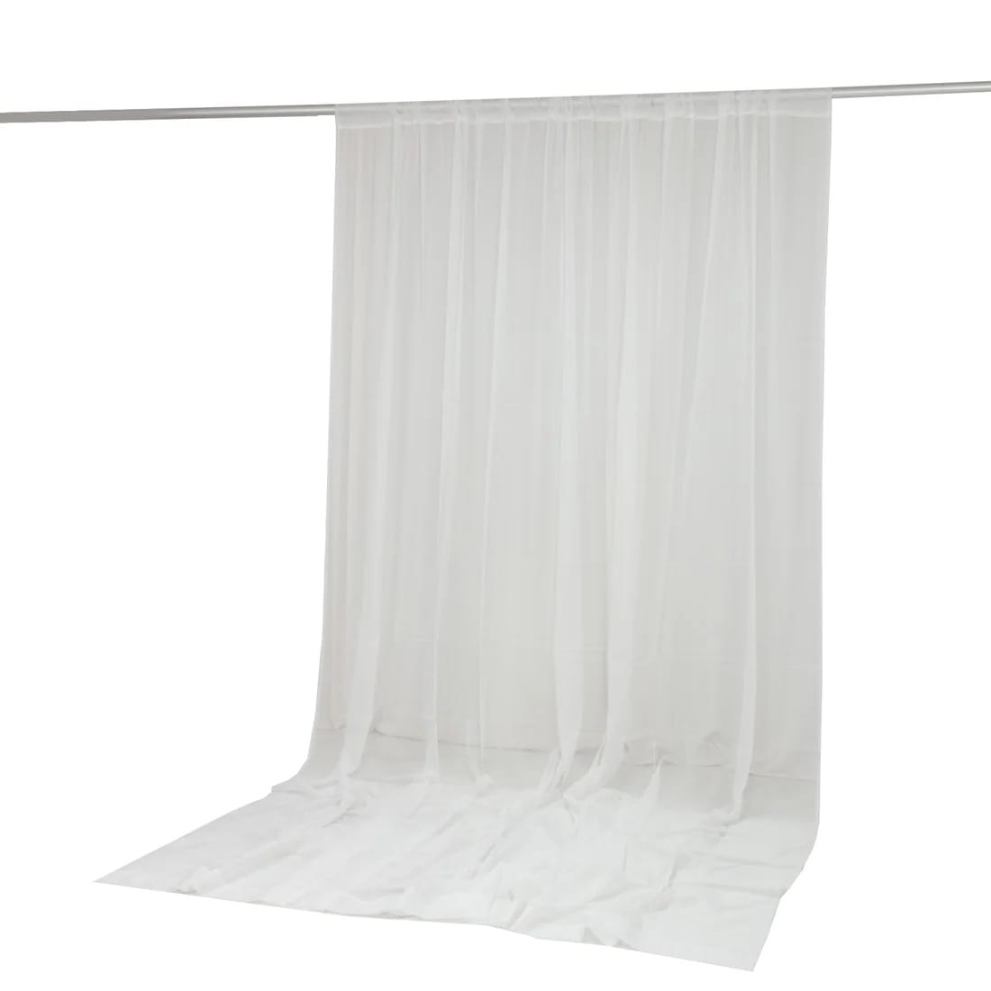 10x12 feet Chiffon Sheer Curtain Panel Backdrop Drape