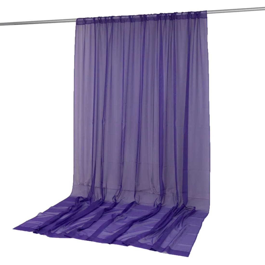 10x12 feet Chiffon Sheer Curtain Panel Backdrop Drape