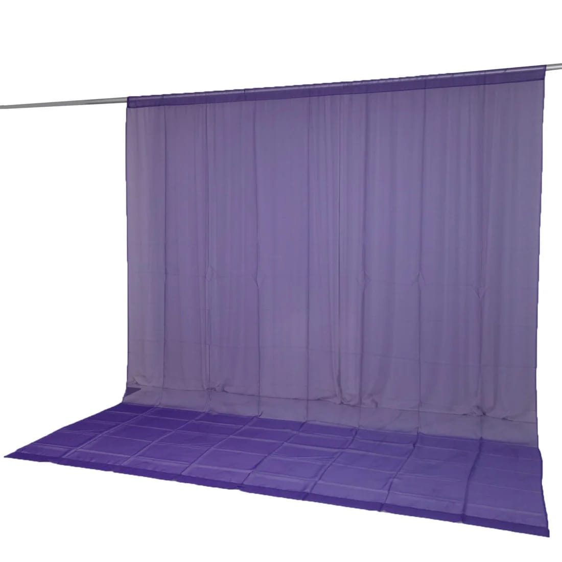 10x12 feet Chiffon Sheer Curtain Panel Backdrop Drape