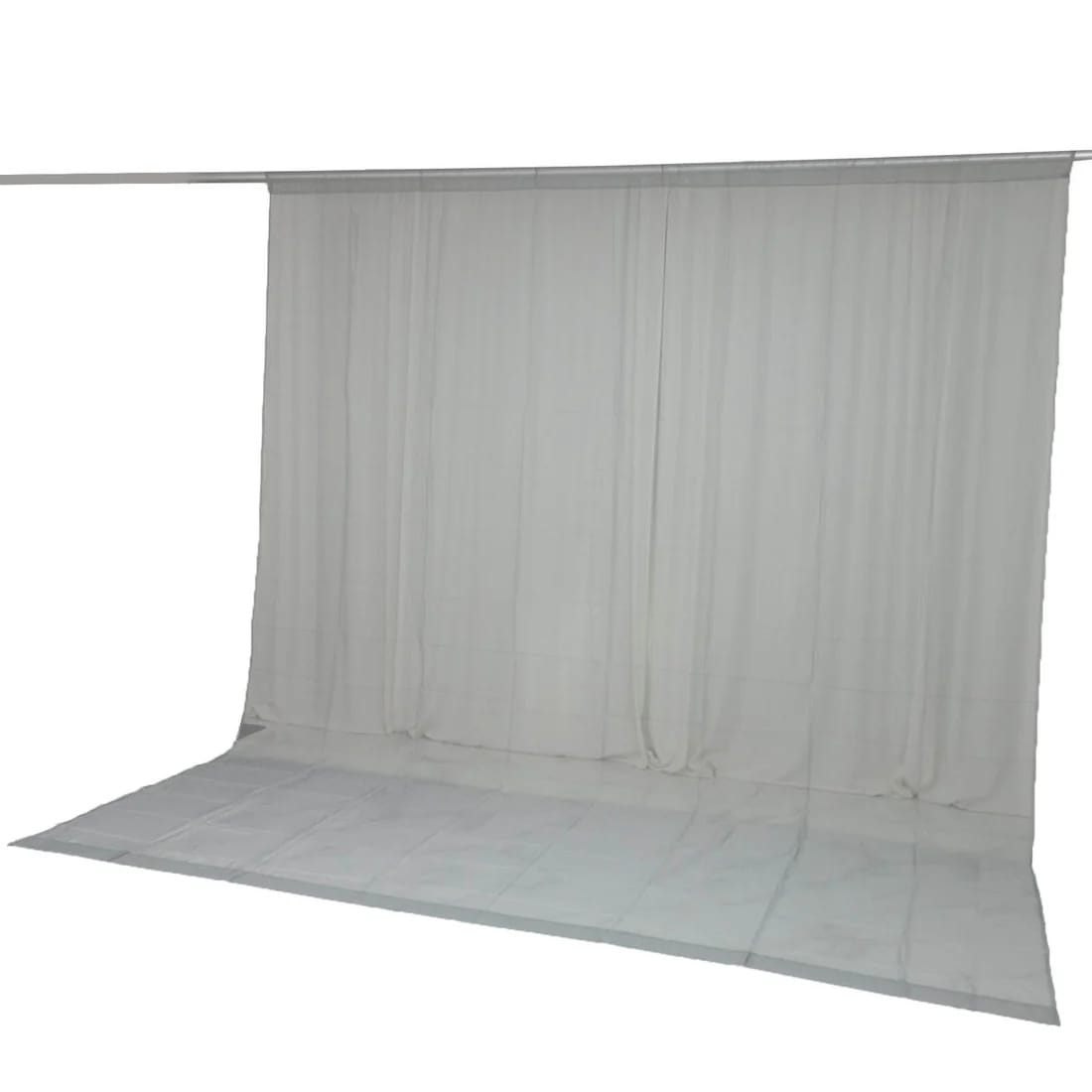 10x12 feet Chiffon Sheer Curtain Panel Backdrop Drape