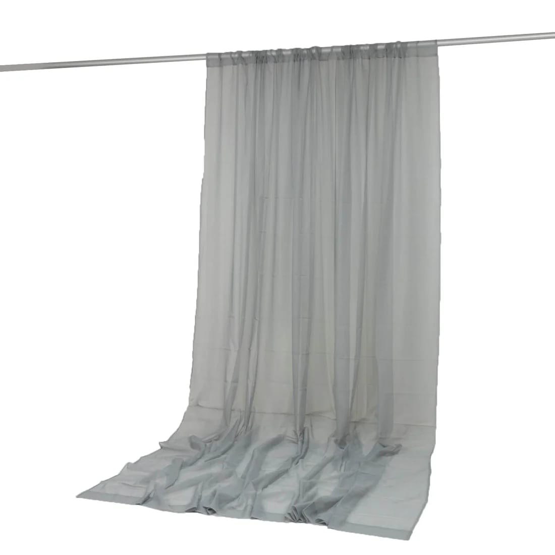 10x12 feet Chiffon Sheer Curtain Panel Backdrop Drape