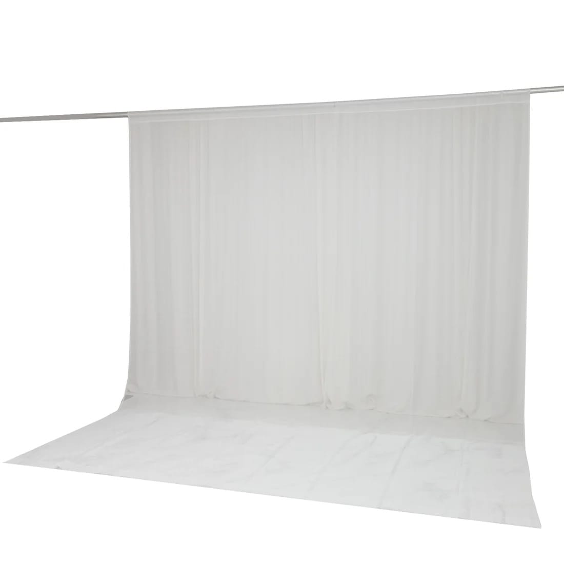 10x12 feet Chiffon Sheer Curtain Panel Backdrop Drape