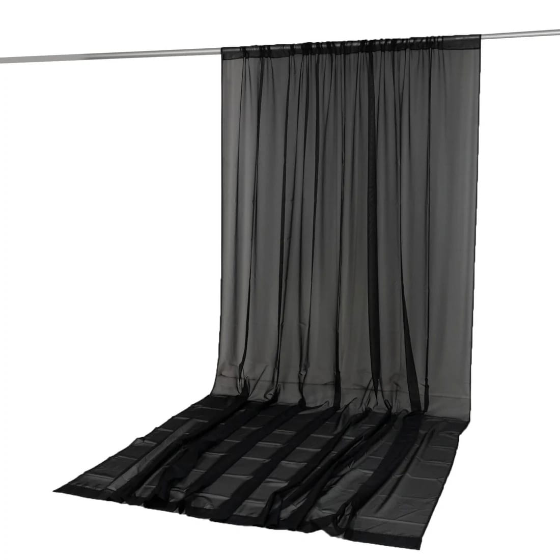 10x14 feet Chiffon Sheer Curtain Panel Backdrop Drape