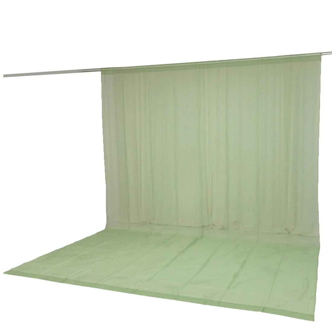 10x14 feet Chiffon Sheer Curtain Panel Backdrop Drape