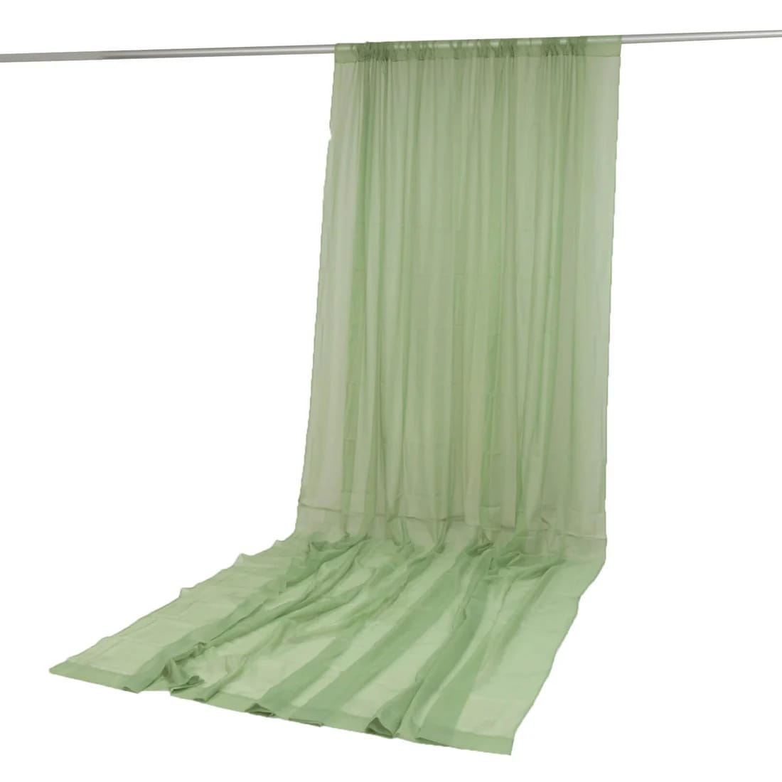10x14 feet Chiffon Sheer Curtain Panel Backdrop Drape