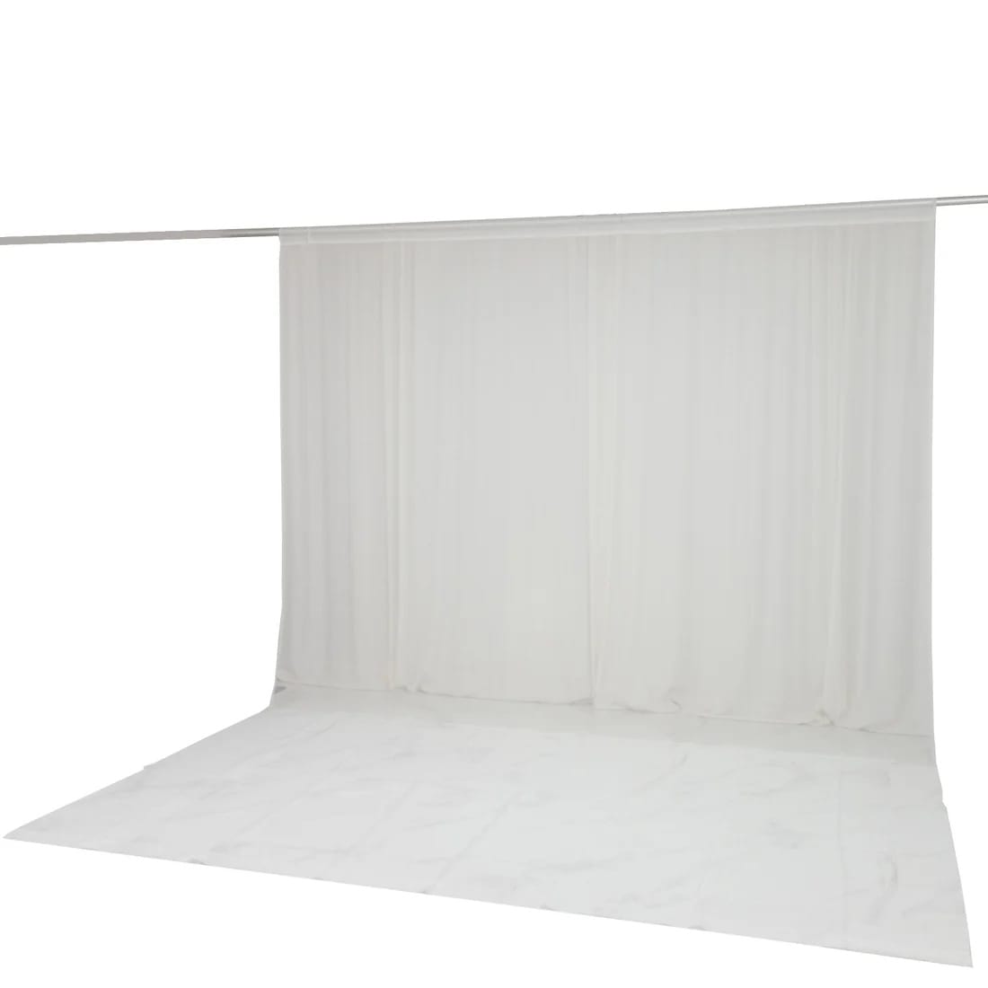 10x14 feet Chiffon Sheer Curtain Panel Backdrop Drape