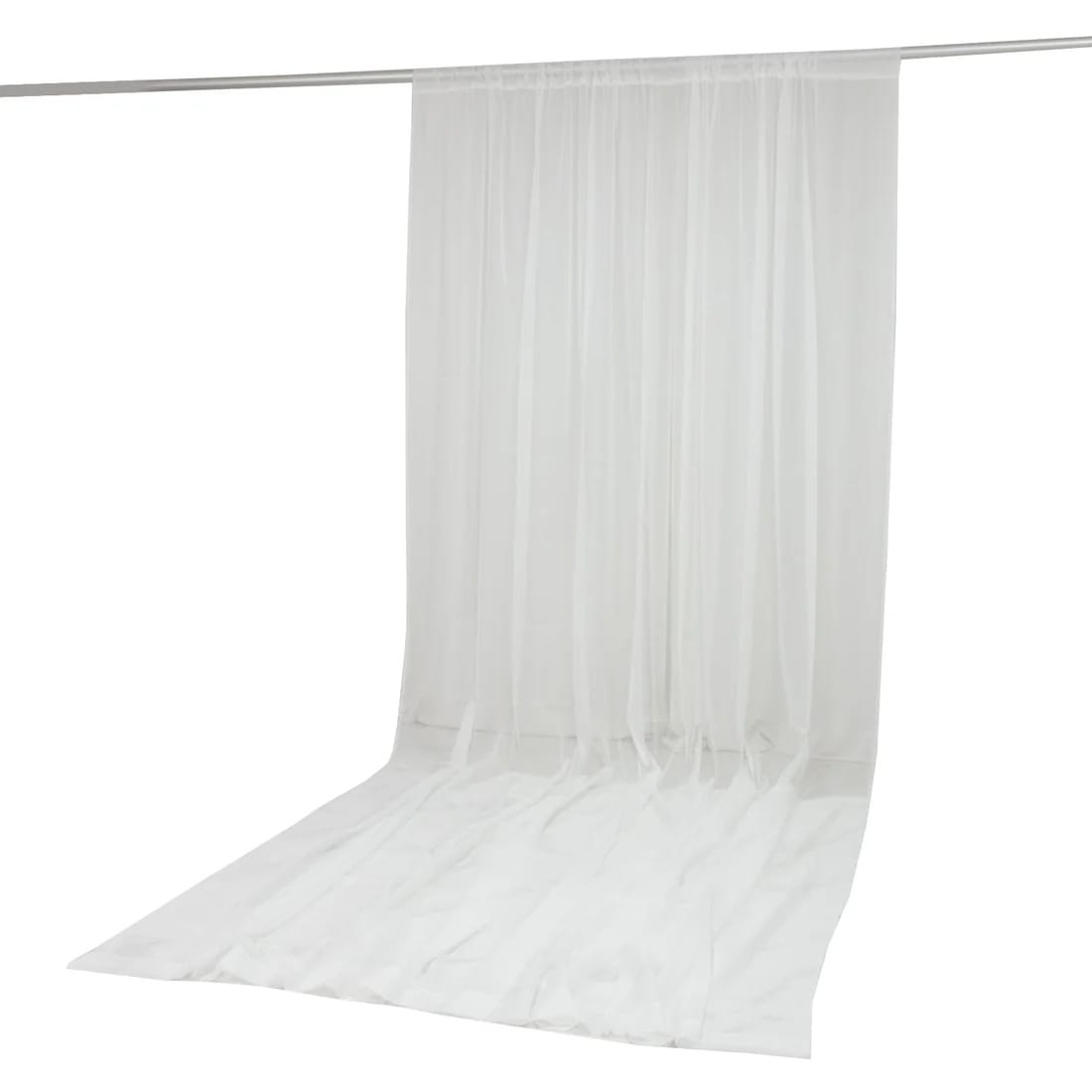10x14 feet Chiffon Sheer Curtain Panel Backdrop Drape