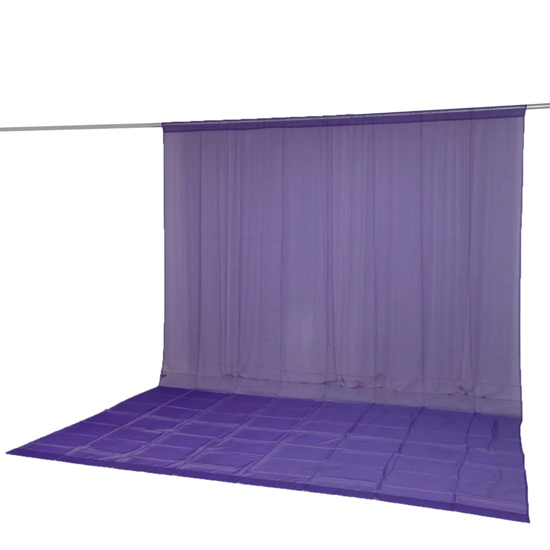 10x14 feet Chiffon Sheer Curtain Panel Backdrop Drape