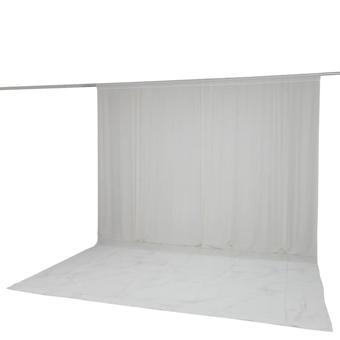 10x14 feet Chiffon Sheer Curtain Panel Backdrop Drape