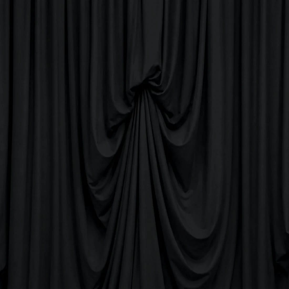 13 ft x 20 ft Spandex Backdrop Curtain Pre-Sewn with 3 Adjustable Ribbon Ties