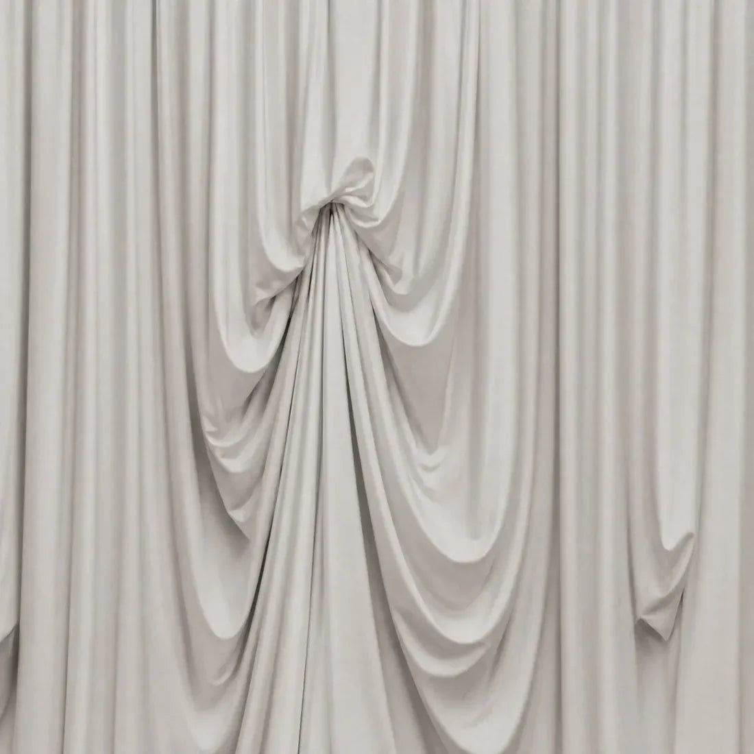 13 ft x 20 ft Spandex Backdrop Curtain Pre-Sewn with 3 Adjustable Ribbon Ties