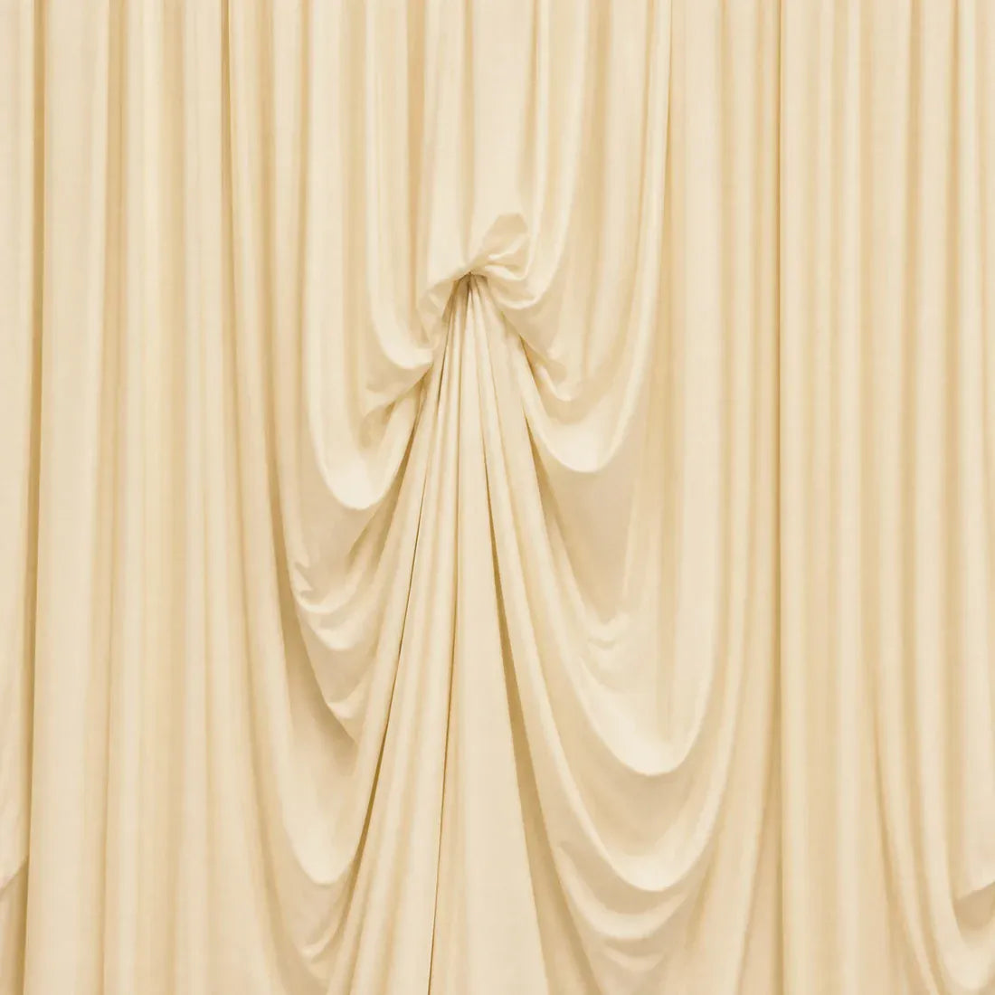 13 ft x 20 ft Spandex Backdrop Curtain Pre-Sewn with 3 Adjustable Ribbon Ties