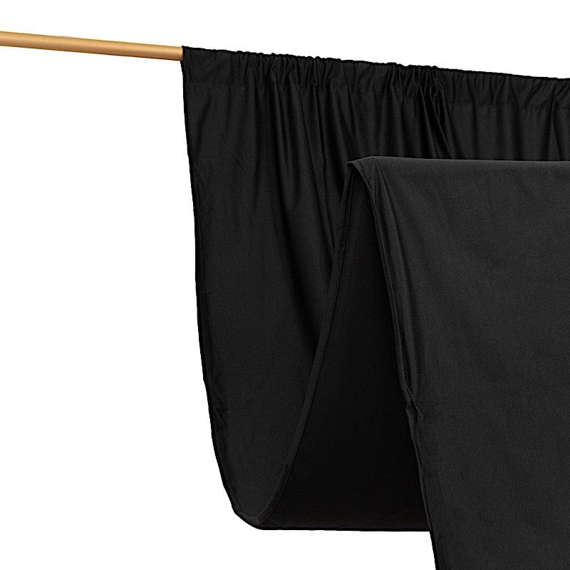 14 feet Scuba Polyester Drapery Backdrop Curtain with Rod Pockets